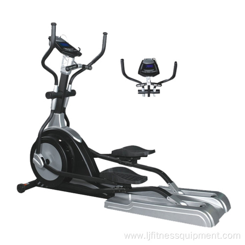 Self generated magnetic elliptical cross trainer machine